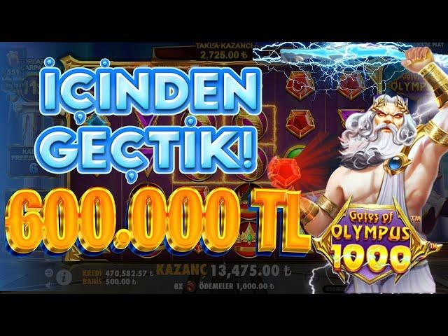 Gates Of Olympus 1000 Küçük Kasa  +600.000 TL Rekor Kazanç  İçinden Geçtik !!! Olympus'un Çocuğu