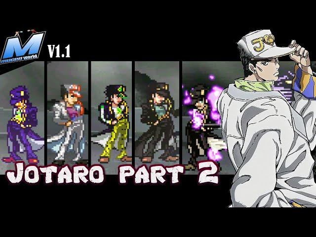 Jotaro All Versions part 2 / Shadow Mercer by Kiritokung, LautyCarp, Broken Heart77, etc / M.U.G.E.N