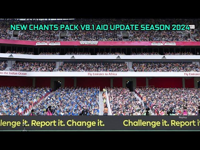 NEW CHANTS PACK V8.1 AIO UPDATE SEASON 2024 || ALL PATCH COMPATIBLE || SIDER & CPK VERSION