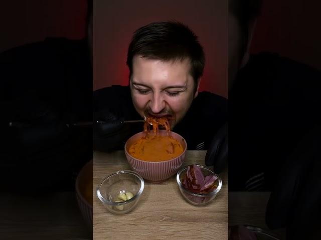 Перекус Борщ АСМР | #мукбанг #борщ #асмр #mukbang #borsch #eating #shorts