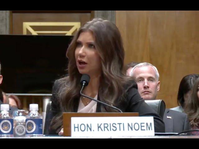 VIRAL: Kristie Noem becomes LAUGHINGSTOCK of hearing with disaster response