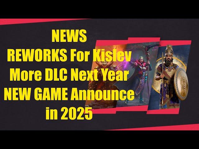 BIG NEWS For 2025 - Kislev Rework, NEW Total War Game Announce & More Info - Warhammer 3