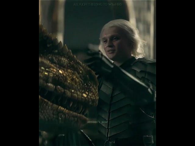 Sunfyre and Aegon  #hotd #aegontargaryen #sunfyre #fireandblood #tomglynncarney