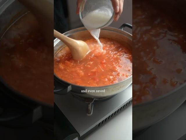 when life rains on you, make tomato egg drop soup