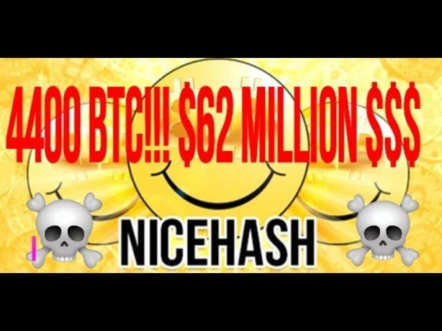 Nicehash HACKED for 4400 BTC! Nicehash down!!!