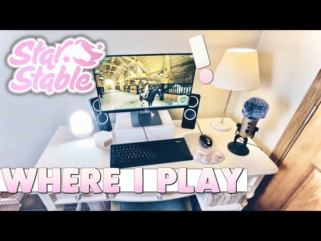 Where I Play Star Stable! Desk Setup and Room Tour