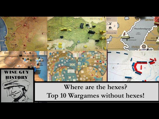 Where are the hexes? Top 10 Wargames without hexes!