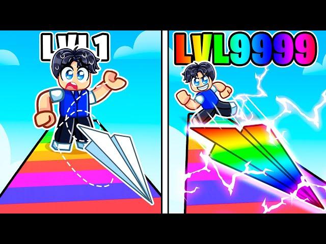 I Spent $100,000 to go from NOOB to GOD In PAPER PLANE SIMULATOR! (Roblox)