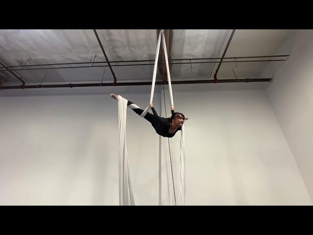 brooklyn baby aerial silks routine by skylar nguyen