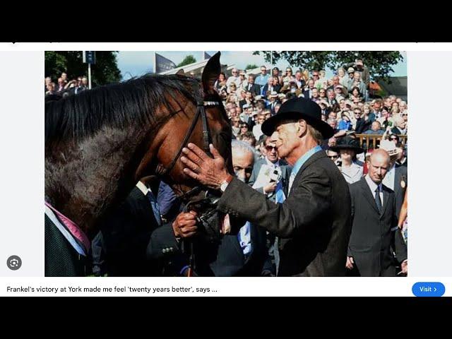 Warning Very Emotional.Frankel at York Full Coverage with Sir Henry Cecil.