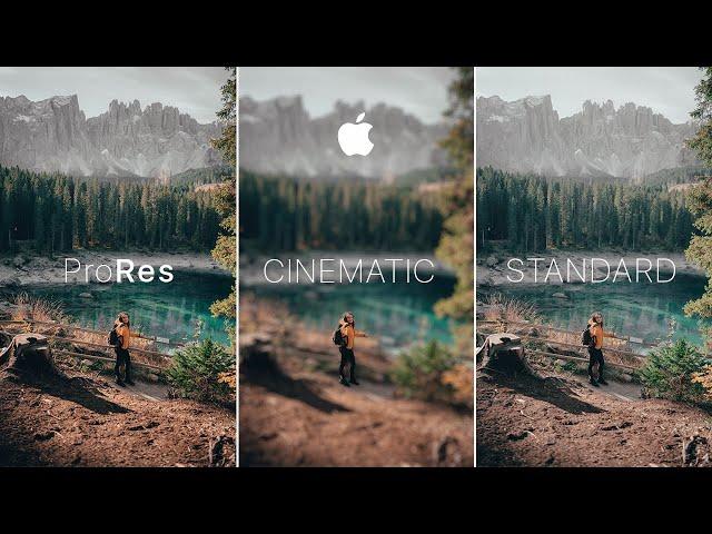 iPhone 13 Pro - ProRes vs STANDARD vs CINEMATIC MODE