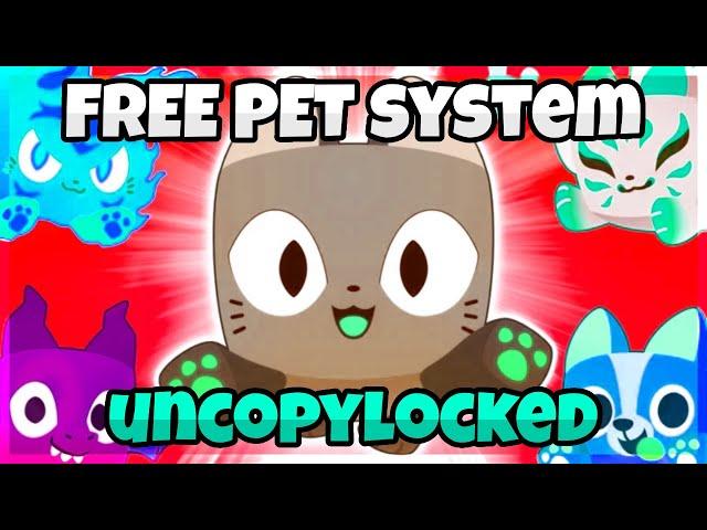  FREE Pet System Uncopylocked  [Roblox Studio]