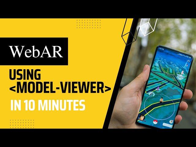 Web-AR | AR Object Placement in 2 Minutes | Using Google Model Viewer and Glitch