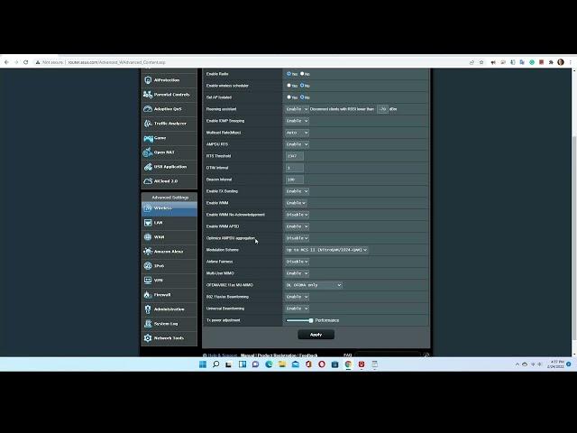 Advanced Configuration Part 3 Professional WiFi Settings FOR ASUS RT-AX82U AX5400 Wireless Router