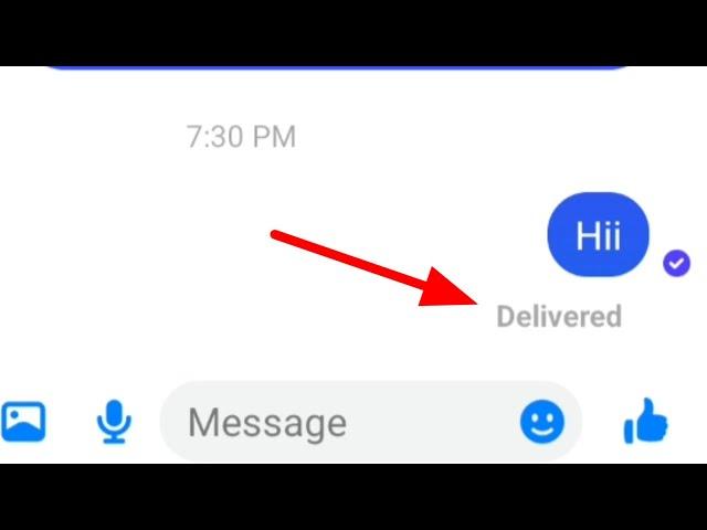 Fix Messenger Delivered Icon Not Showing Problem | Messenger Delivered Problem