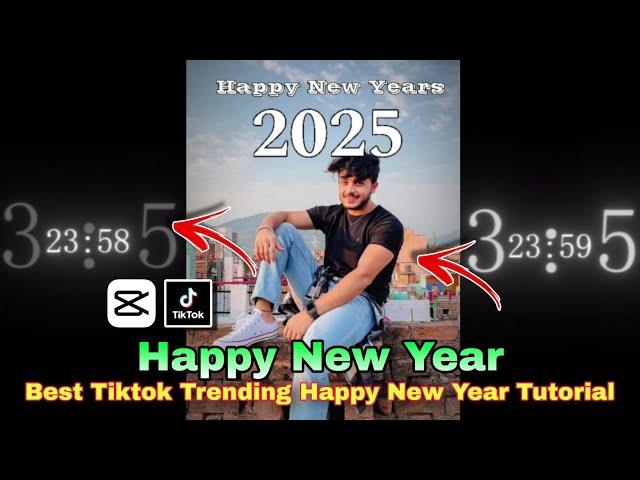 Best Tiktok Happy New Year 2025 Trending Video Tutorial in Capcut | Trending Edit