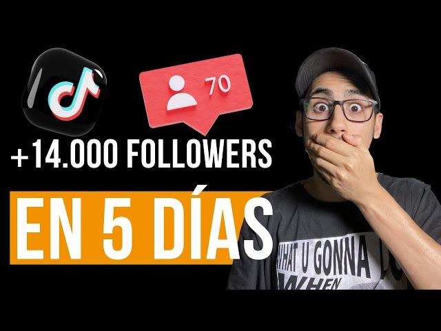 Cómo Crecer Rápido en Tik Tok  [2023] | Así aumenté +14K seguidores en 5 días