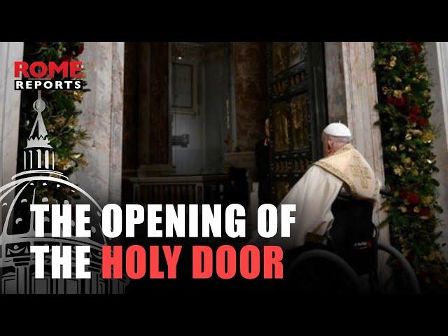 This was the opening of the Holy Door