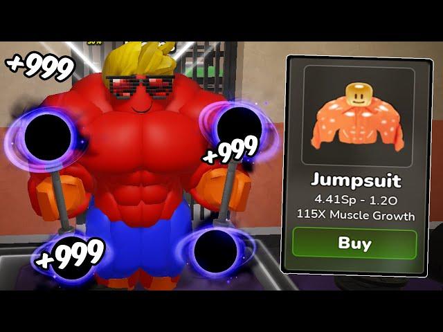 I Unlocked New Prison Gym And Max Jumpsuit Body Alter In Roblox Gym League