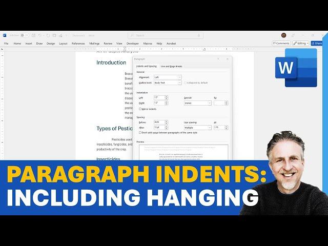 How to Indent Paragraphs in Word: Including Hanging Indent & First Line Indent