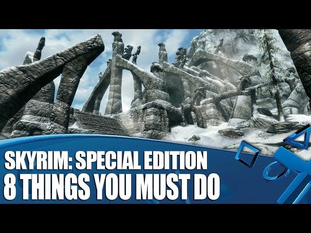 Skyrim Special Edition on PS4 - 8 Things You Must Do!