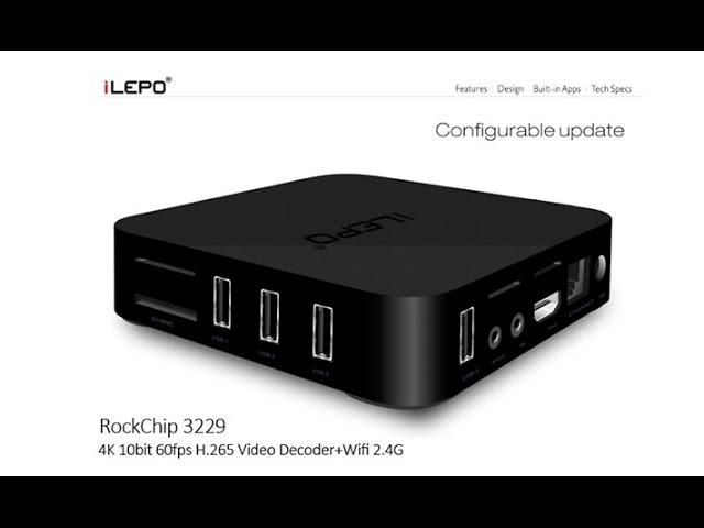 $22 iLepo MXQ-4K, RK3229 Android TV Box with 10bit 4K H.265 HW decode