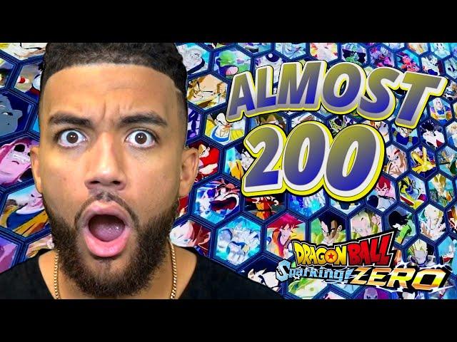 DRAGON BALL SPARKING! Zero FULL ROSTER Is INSANE (REACTION)