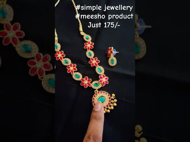 #meesho #simplejewellery #try #jewellerycollection #subscribe #morevideoscomingsoon