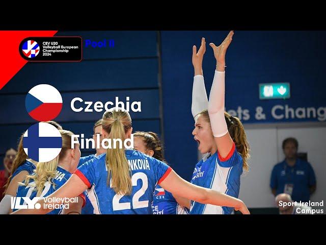 Full Match | Czechia vs Finland - CEV U20 Volleyball European Championship 2024 | Women