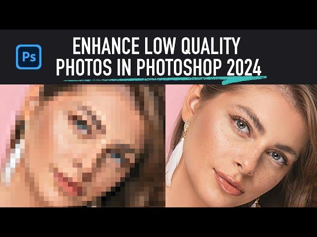 How to Increase Image Size & Quality in Photoshop 2024 | Beginner's Guide