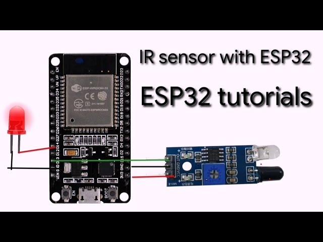 Interface IR sensor with Esp32|| ESP32 tutorials || ESP32 programming ||Neeraj Yadav electronics