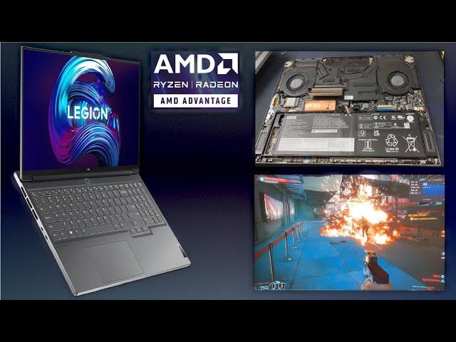 Slim Powerhouse! - Lenovo Legion Slim 7  (AMD 6800s) User review - form, screen, upgrades, gaming.