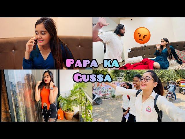 Exam Ka 1st Day & Papa ne kar di Dhulai | Itna gussa kabhi nai dekha hoga Full Funny | Bindass Kavya