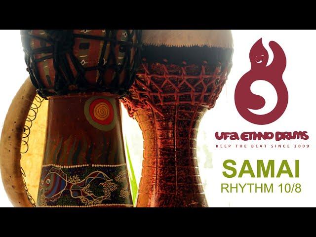 Samai 10/8 rhythm for djembe or darbuka.