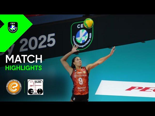 Highlights I Eczacibasi Dynavit ISTANBUL vs. Tent OBRENOVAC I CEV Champions League Volley Women 2025