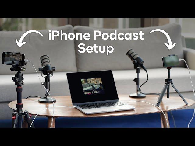 Record a video podcast with your iPhone