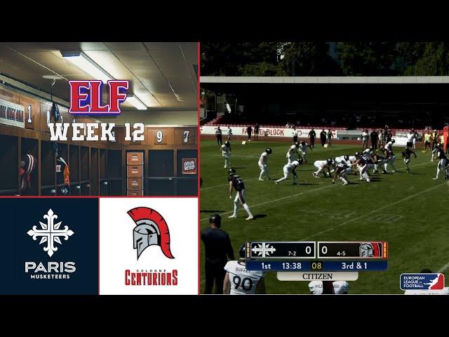 Paris Musketeers VS Cologne Centurions - Highlights ELF | Week 12