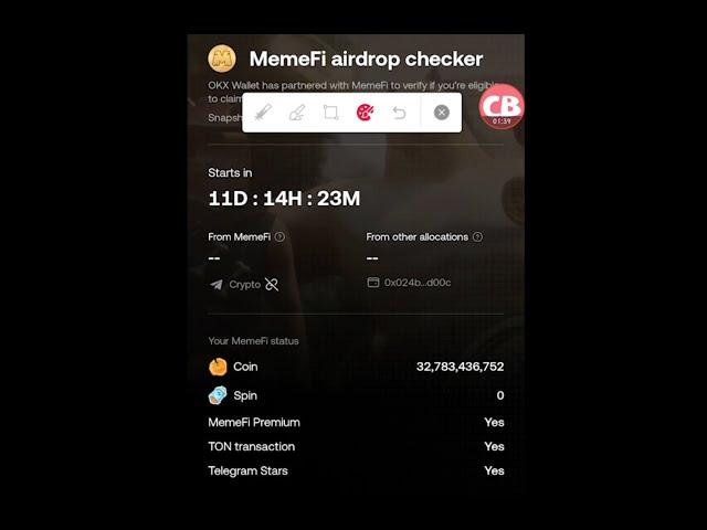 MemeFi Airdrop Eligibility Checker: MemeFi OKX Wallet Connect Task  MemeFi Airdrop Wallet Connect