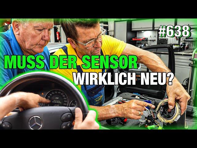 ESP-Dilemma in E-Klasse!  LIVE-DIAGNOSE! Lenkwinkelsensor wirklich kaputt? Besuch aus Australien 