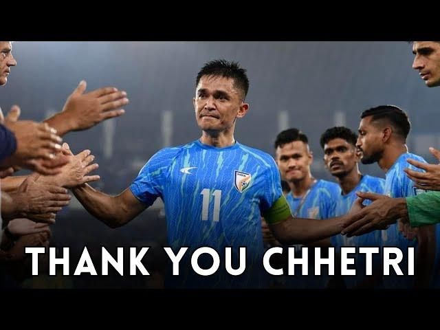 Sunil Chhetri’s Last Game of Football for India | India 0-0 Kuwait