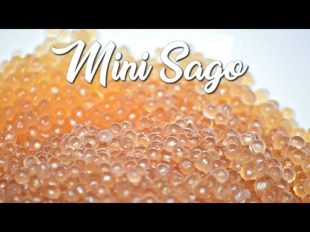 How to Cook Mini Sago (Tapioca Pearl) | ANG SARAP GRABE