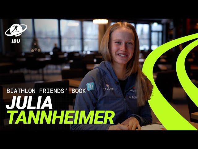 Biathlon Friends' Book: Julia Tannheimer