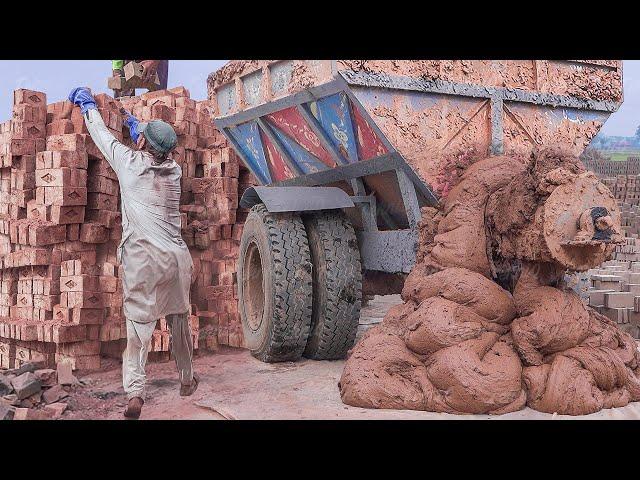 Amazing Way they Produce Millions of Bricks by Hand