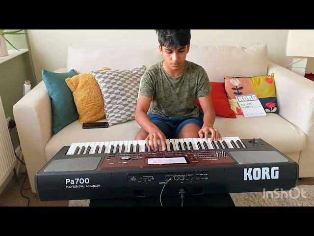 Korg Pa700 sound test #korgpa700 #piano #rikrocks #music #keyboardist