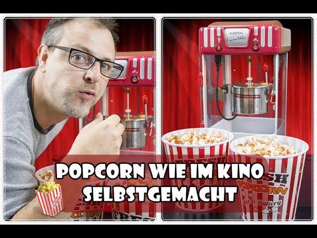 Popcorn wie im kino selbstgemacht | Klarstein Volcano Popcornmaschine | Mushroom oder Butterfly