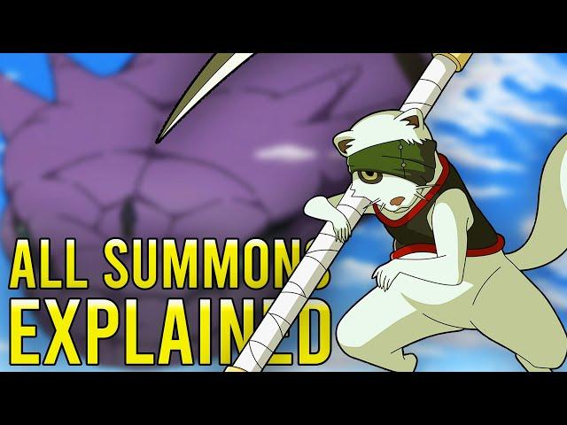 ALL Summons in Naruto EXPLAINED!