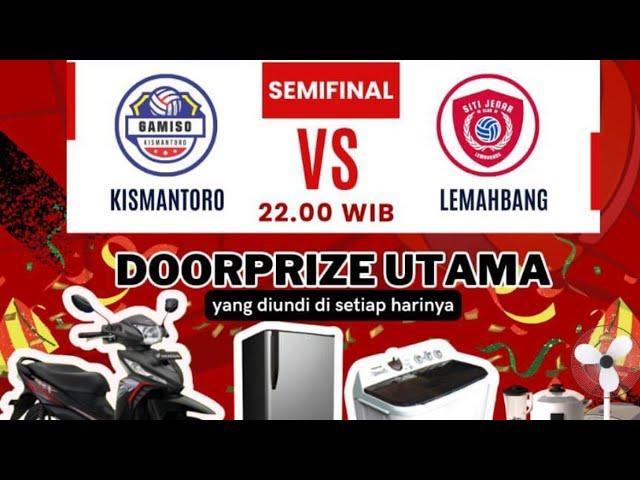 LIVE GO NYAWIJI PORDES KISMANTORO  GAMISO KISMANTORO VS LEMAHBANG