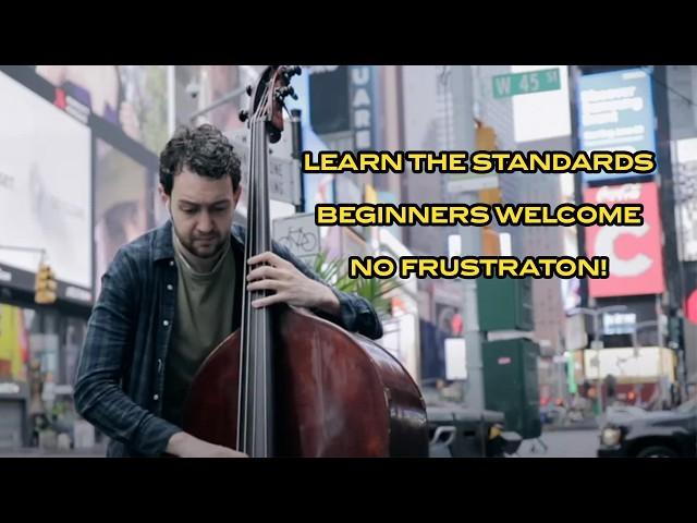 Learning Jazz Standards on Double Bass