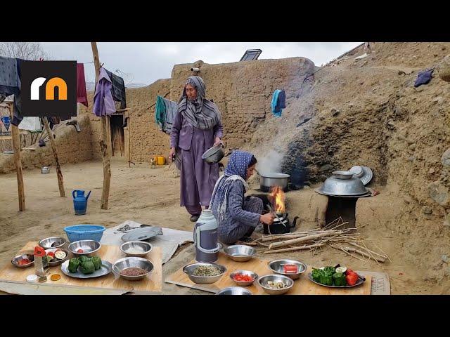 Daily Routine Village Life in Afghanistan | Cooking Rural Style Food