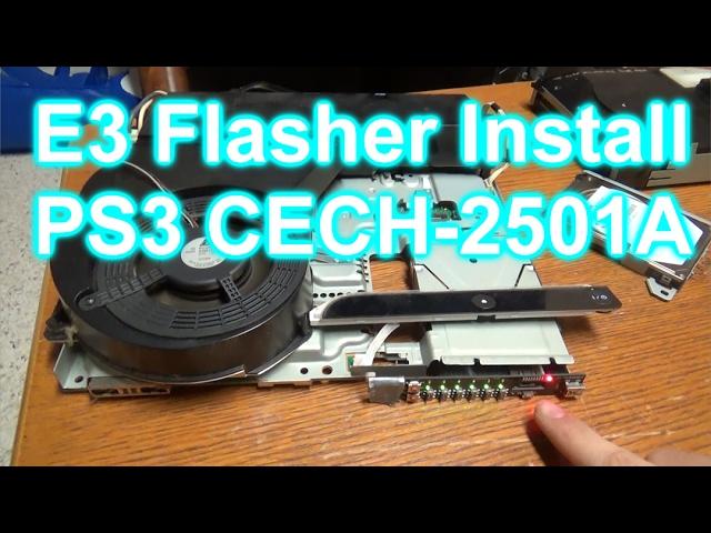 [PS3] How to Downgrade a PS3 to 3.55 with an E3 Flasher (PS3 Model CECH-2501)